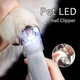 Natowa Krallenschere aus Edelstahl mit LED-Licht für Hund und Katze in Weiß - 1 Stk. – Bild 1 von 1