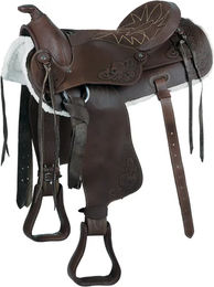 Produktbild von Natowa Leder Sattel für Ponys in Braun