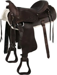 Produktbild von Natowa Leder Sattel für Ponys in Braun Nummer 113