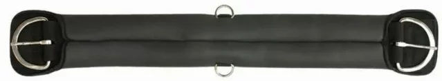 Natowa Tattini Western Sattelgurt aus Neopren mit Nylon-Verstärkung Schwarz 28 Zoll – Bild 1 von 2