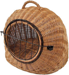 Natuleo by Pokuc Transportbox aus Weide für Hund und Katze Braun Gr. XL – Bild 1 von 6
