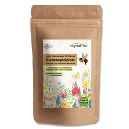 natura Bienenspielplatz Bienenweide bunte Wildblumen- und Kräutermischung Saatgut 50g – Bild 1 von 3