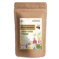 Produktbild von natura Bienenspielplatz Bienenweide bunte Wildblumen- und Kräutermischung Saatgut 50g