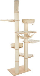 Produktbild von Natural Paradise Deckenspanner Amaryllis aus Holz in Creme Beige 2er Pack