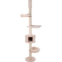 Produktbild von Natural Paradise Deckenspanner Kratzbaum Magnolia Beige aus Holz Oeko-Tex zertifiziert