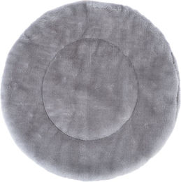 Produktbild von Natural Paradise Ersatzkissen Rund aus Plüsch Grau Ø 37 cm