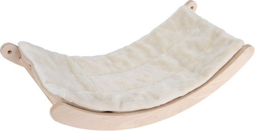 Produktbild von Natural Paradise Hängematte Dahlia Creme mit Holz aus Oeko-Tex Standard 100 zertifiziertem Material