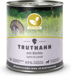 Natural Paradise Hundefutter Truthahn mit Kürbis und Leinöl 6 x 800 g - 6 x 800 g – Bild 1 von 2