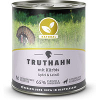 Produktbild von Natural Paradise Hundefutter Truthahn mit Kürbis und Leinöl 6 x 800 g - 6 x 800 g