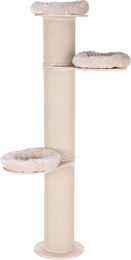 Natural Paradise Kratzbaum Jasmine XXL für Katzen in Creme mit Holz und Oeko-Tex Standard 100, Höhe 219cm – Bild 1 von 2