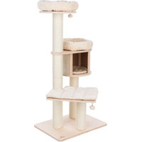 Produktbild von Natural Paradise Kratzbaum Magnolia L Creme aus Holz mit Oeko-Tex Standard 100 für Katzen
