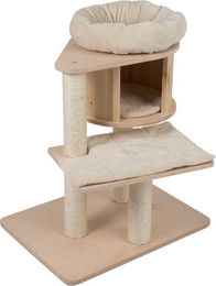 Natural Paradise Kratzbaum Magnolia S Beige aus Holz für Katzen – Bild 1 von 5