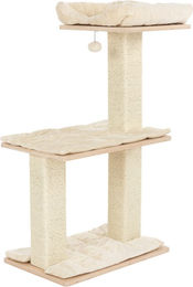 Produktbild von Natural Paradise Kratzbaum Orchid M aus Holz in Creme mit Oeko-Tex Standard 100 für Wohnungskatzen