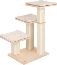 Natural Paradise Kratzbaum Orchid S in Beige mit Holzplattformen – Bild 1 von 10