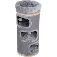 Produktbild von Natural Paradise Kratztonne Primrose für Katzen in Grau Größe L mit Sisal-Teppich und Oeko-Tex Standard 100 Zertifizierung