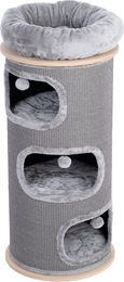 Natural Paradise Kratztonne Primrose XXL Grau mit Sisal-Teppich 110 x Ø 49 cm Oeko-Tex zertifiziert – Bild 1 von 7