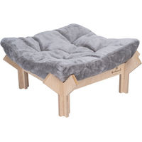 Produktbild von Natural Paradise Kuschelbett Vinca Katzenbett hellgrau
