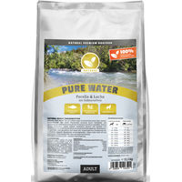 Produktbild von Natural Pure Water Getreidefreies Hundefutter mit Forelle und Lachs für Haut und Fell 12,5 kg - 12,5 kg