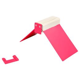 Natural Sitzbrettchen Clicksystem für Tauben und Papageien aus Kunststoff rot – Bild 1 von 3