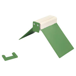 Natural Sitzbrettchen Clicksystem für Vögel und Tauben aus Holz grün 11x23cm – Bild 1 von 3