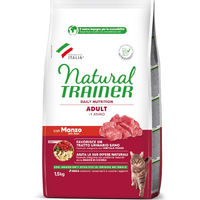 Produktbild von Natural Trainer Adult Hundefutter Rind 9 kg (6 x 1,5 kg)