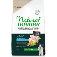 Produktbild von Natural Trainer Hundefutter Adult Medium & Maxi Weißfisch 2 x 2,5 kg