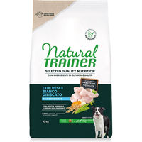 Produktbild von Natural Trainer Hundefutter Adult Medium & Maxi Weißfisch ohne Konservierungsstoffe und Zucker 2 x 10 kg