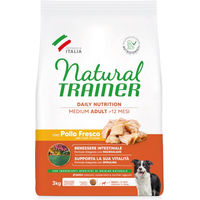 Produktbild von Natural Trainer Hundefutter Adult Medium mit Huhn 2 x 3 kg ohne Farb- und Aromastoffe - 2 x 3 kg