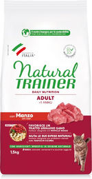 Produktbild von Natural Trainer Hundefutter Adult Rind ohne Zucker und Konservierungsstoffe 9 kg (6 x 1,5 kg) - 9 kg
