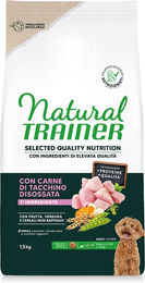 Produktbild von Natural Trainer Hundefutter Adult Small & Toy Pute ohne Konservierungsstoffe und Zucker 2 x 1,5 kg
