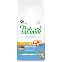 Produktbild von Natural Trainer Hundefutter Puppy & Junior Maxi mit Huhn und Pute für große Hunde 2 x 12 kg - 3 kg
