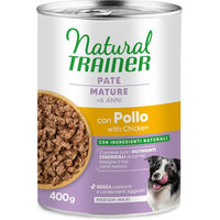 Produktbild von Natural Trainer Hundepaté Huhn für Senior Hunde Medium & Maxi 400 g