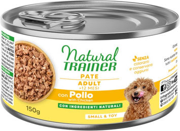 Produktbild von Natural Trainer Hundepaté Huhn für Small & Toy Adult 24 x 150 g - 24 x 150 g
