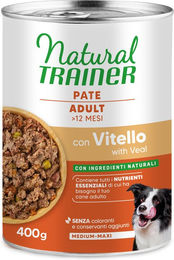Produktbild von Natural Trainer Hundepaté Kalbfleisch Adult 400 g