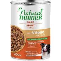 Produktbild von Natural Trainer Hundepaté Kalbfleisch Adult 400 g
