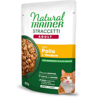 Produktbild von Natural Trainer Katzenfutter Adult Huhn Streifen in Soße 44 x 85 g ohne Farb- und Aromastoffe - 44 x 85 g