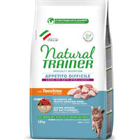 Produktbild von Natural Trainer Katzenfutter Adult Pute Kibble ohne Zucker und Konservierungsstoffe 2 x 1,5 kg