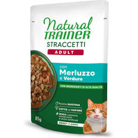 Produktbild von Natural Trainer Katzenfutter Adult Straccetti Kabeljau in Soße 44 x 85 g