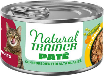 Natural Trainer Katzenfutter Huhn für erwachsene Wohnungskatzen glutenfrei ohne Farb- und Aromastoffe 18 x 85 g – Bild 1 von 1
