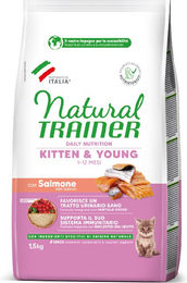 Natural Trainer Kitten Lachs Katzenfutter für Kitten 1,5 kg - 1,5 kg – Bild 1 von 10