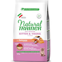 Produktbild von Natural Trainer Kitten Lachs Katzenfutter für Kitten 1,5 kg - 1,5 kg