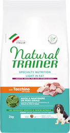 Natural Trainer Light in Fat Hundefutter für kleine und Mini-Hunde Adult mit Pute ohne Zucker 2 kg - 2 kg – Bild 1 von 7