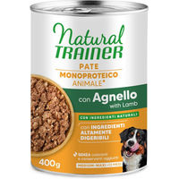 Produktbild von Natural Trainer Monoprotein Hundepaté Lamm mit Vollkorngetreide Adult 6 x 400 g - 400 g