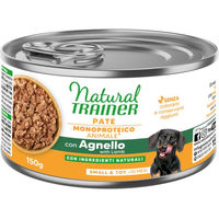 Produktbild von Natural Trainer Monoprotein Pastete Lamm für kleine und kleine Hunde Adult 24 x 150 g glutenfrei und sensitive - 24 x 150 g