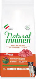 Natural Trainer NT Dog MED Adult Hundefutter mit Rind für mittlere Hunde 12 kg - 12 kg – Bild 1 von 8
