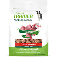 Produktbild von Natural Trainer Nutri Snack Gefriergetrocknete Belohnungssnacks Rind Adult 6 x 50 g Monoprotein - 6 x 50 g