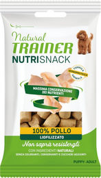 Produktbild von Natural Trainer Nutri Snack Gefriergetrocknete Hundehappen Huhn Monoprotein 400 g - 20 x 20 g