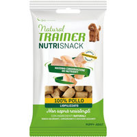 Produktbild von Natural Trainer Nutri Snack Gefriergetrocknete Hundehappen Huhn Monoprotein 400 g - 20 x 20 g