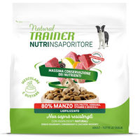 Produktbild von Natural Trainer NutrInsaporitore Gefriergetrocknete Toppers für Hunde Adult Rind Monoprotein 7 x 120 g - 120 g