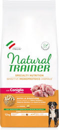 Produktbild von Natural Trainer Sensitive Adult Trockenfutter für Hunde mit Kaninchen Monoprotein Glutenfrei 2 x 12 kg - 2 x 12 kg